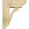 Ekena Millwork Olympic Slat Rough Sawn Bracket w/ Offset Brace, Douglas Fir, 8"W x 20"D x 24"H BKT0806X20X24OLY06RDF - alternate 2